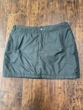 Columbia Omni Shield Dark Gray Winter Puffer Mini Skirt, Size 10